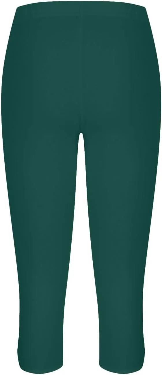 Women's Bottoms Yoga Summer Comfy Leggings Sweatpants Running Elastic Pants Stretch 3/4 Length Trousers