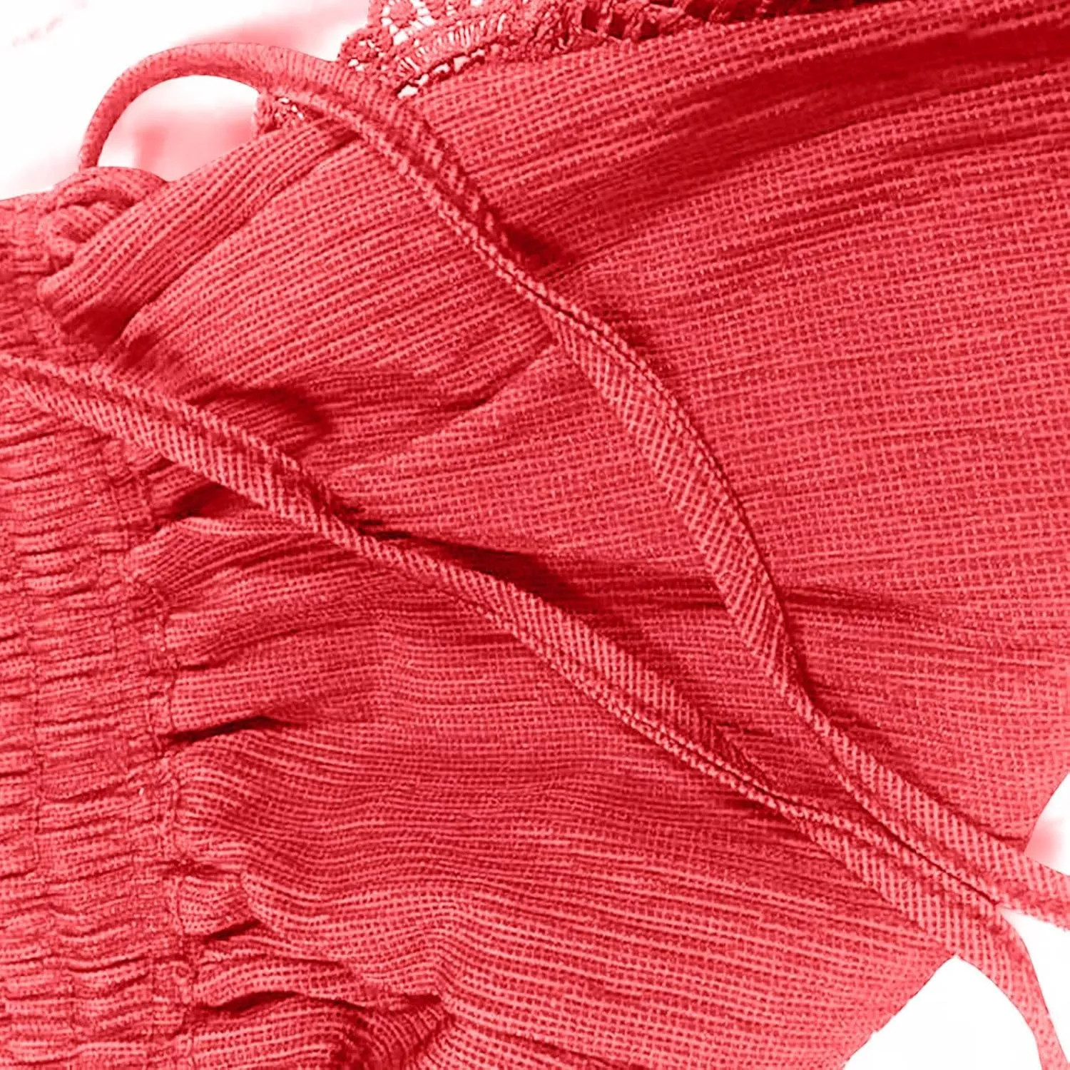 Womens Cotton Linen Soft Lightweight Shorts Drawstring Waist Lace Trim Casual Summer Shorts for Everyday Wear Pants