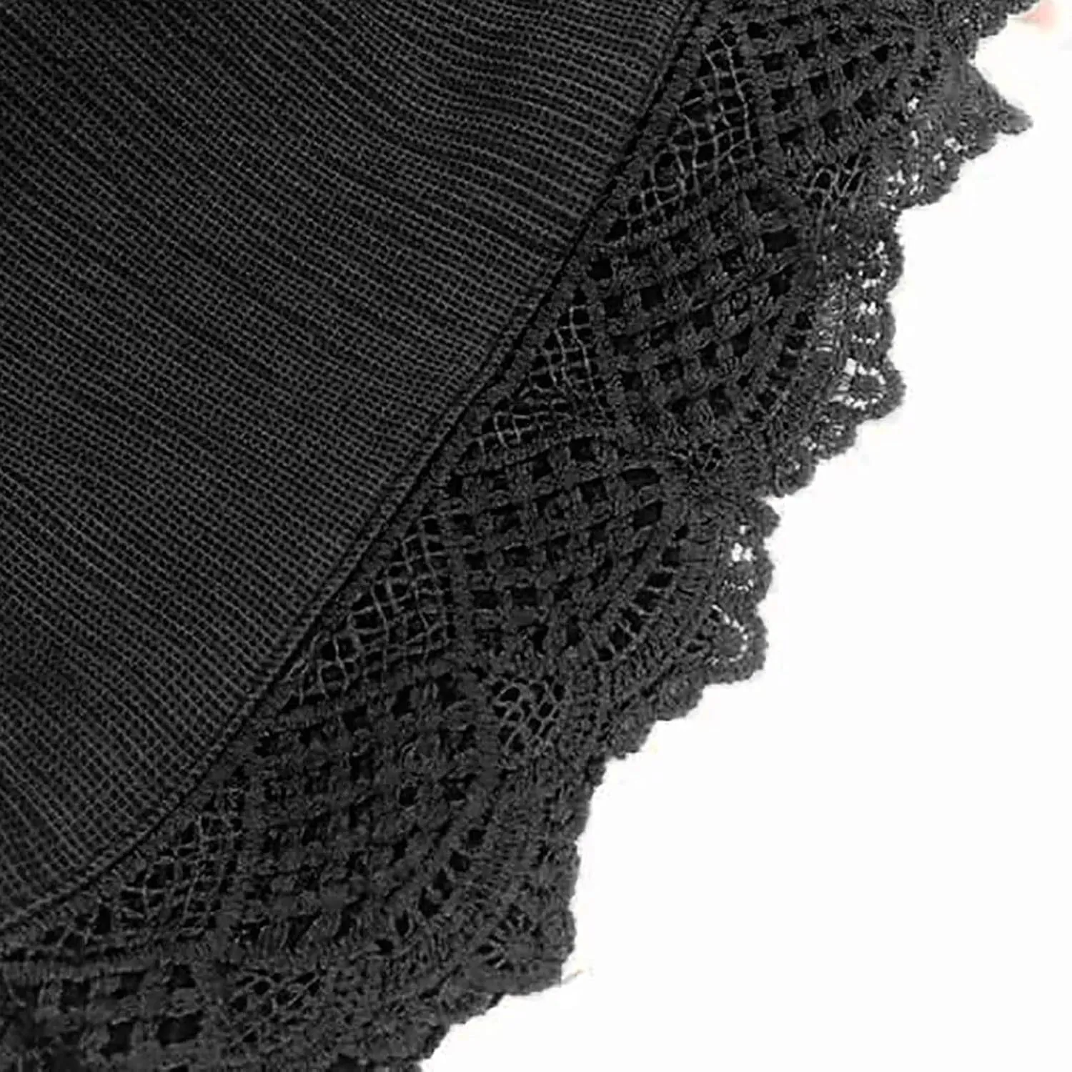 Womens Cotton Linen Soft Lightweight Shorts Drawstring Waist Lace Trim Casual Summer Shorts for Everyday Wear Pants