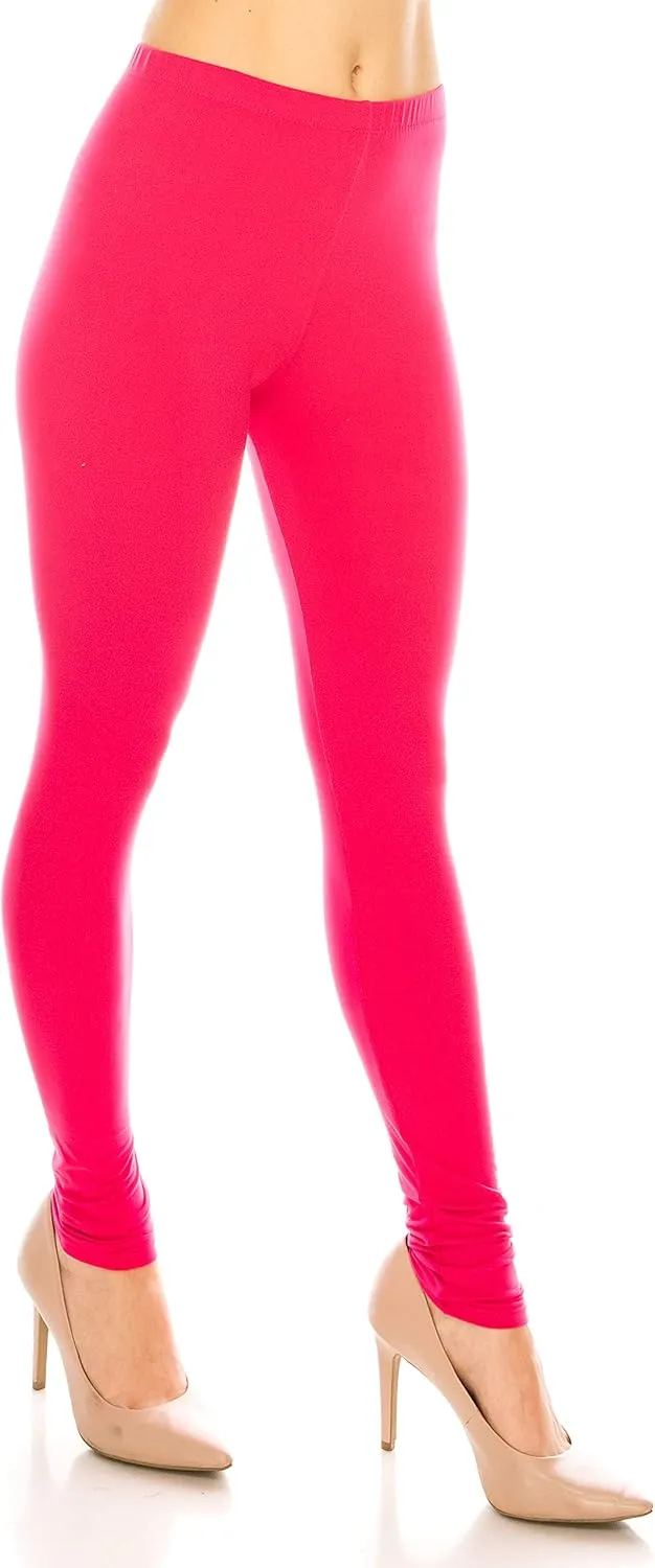 Womens High Waist Workout Leggings - Casual Stretch Lightweight Comfort Sports Yoga Running Athletic Lounge Pants