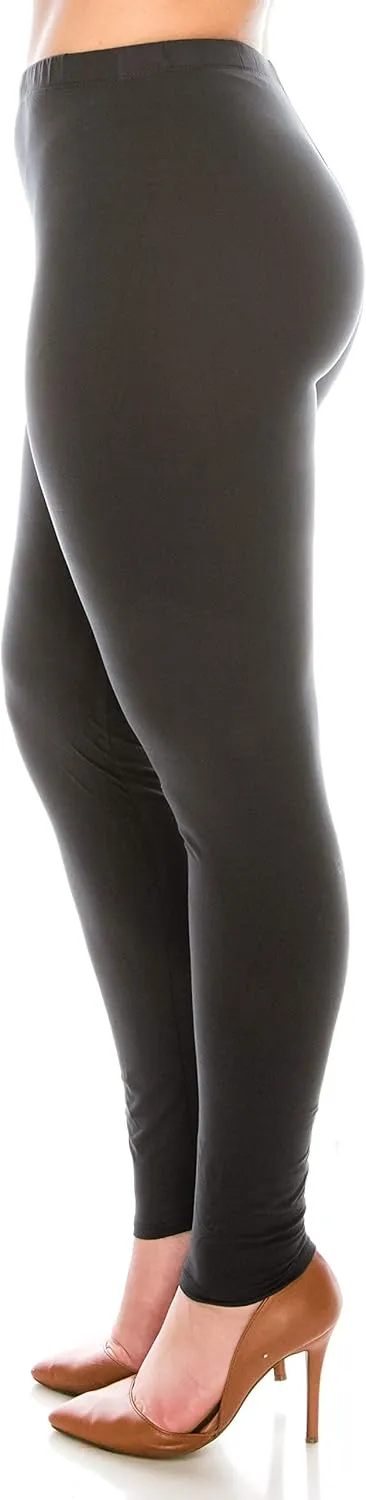 Womens High Waist Workout Leggings - Casual Stretch Lightweight Comfort Sports Yoga Running Athletic Lounge Pants