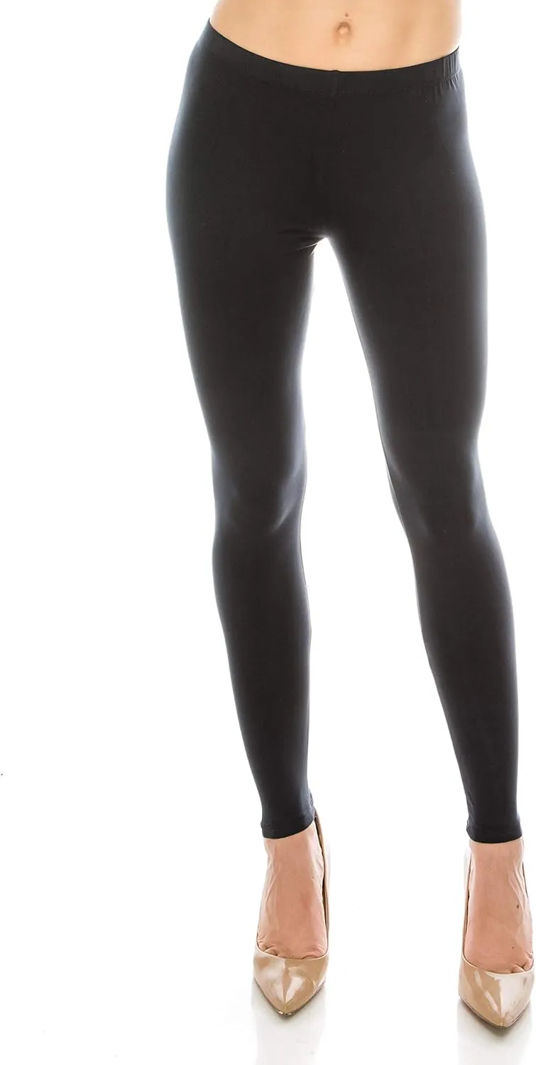 Womens High Waist Workout Leggings - Casual Stretch Lightweight Comfort Sports Yoga Running Athletic Lounge Pants