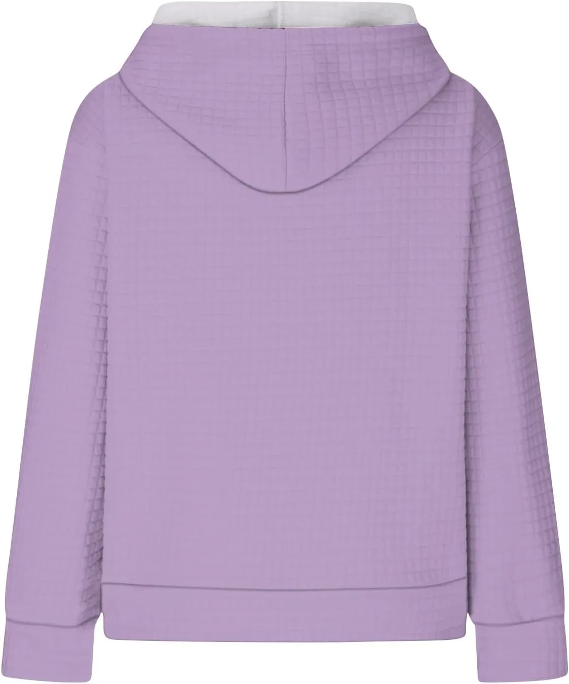 Womens Hoodies Long Sleeve Solid Drawstring Hoodie Sweatshirts For Women Casual Pullover With Pockets Tops 2024