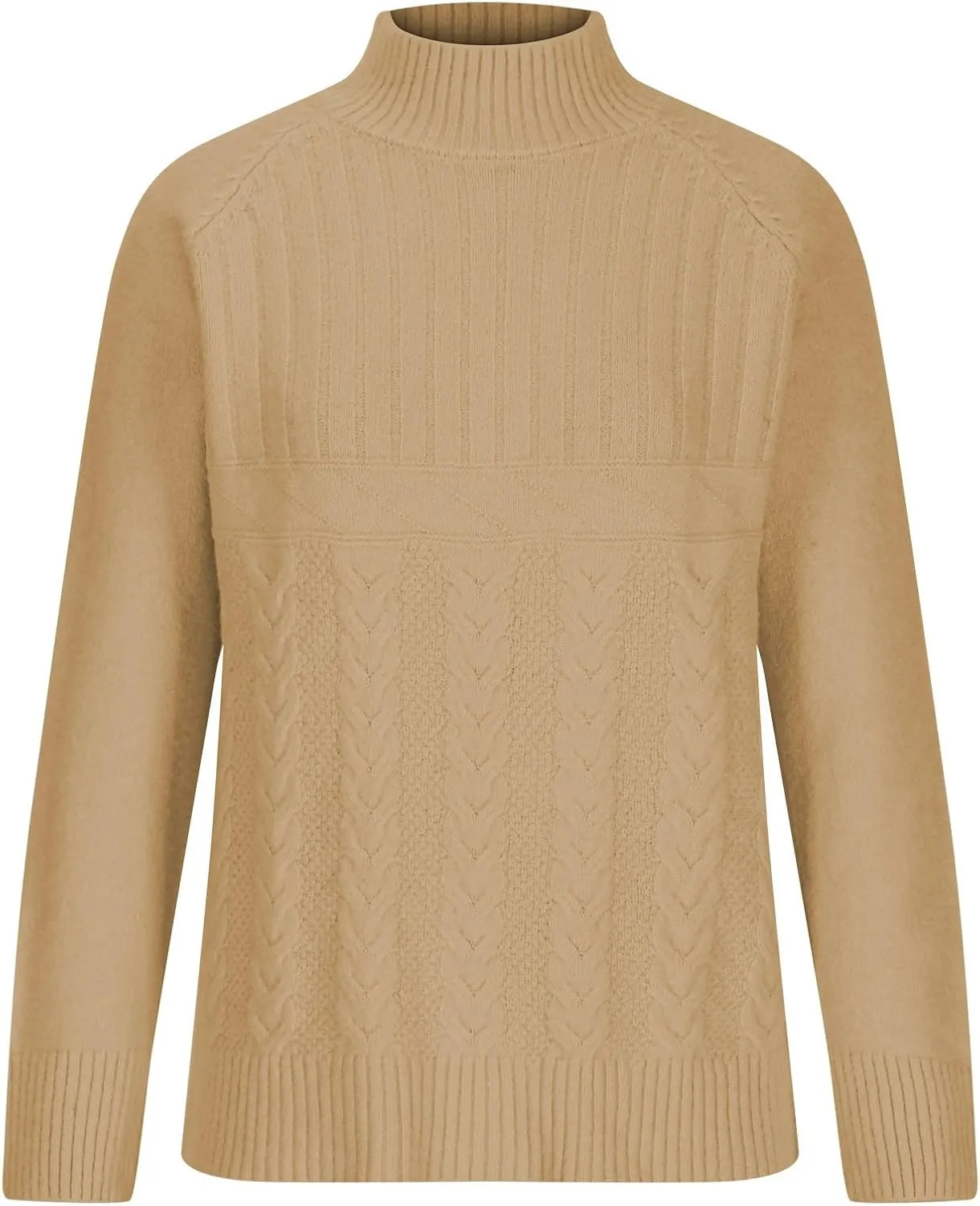 Women's Long Sleeve Soft Sweaters Crew Neck Elegant Pullovers Comfortable Loose Casual Sweater