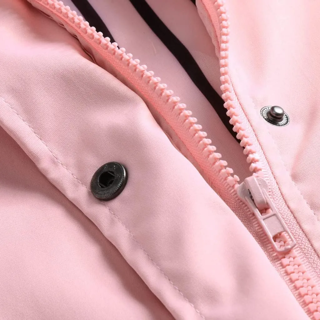 Womens Rain Jacket with Hood Raincoat Windbreaker Waterproof Long Hooded Trench Coats Spring Jackets for Women