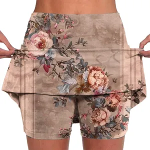 Women's Skirt Shorts Sports Skinny Solid Thigh High Casual Layered Shorts Everyday Wear Casual Summer Skirt Pants
