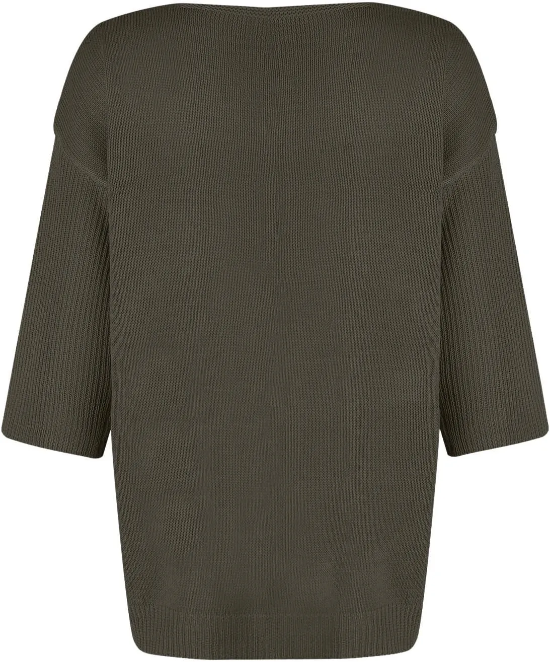 Womens Sweaters Lightweight Plain Sweater 3/4 Sleeve Basic Sweaters Oversized Fall Trendy Pullover