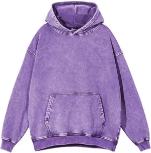 Women's Washed Distressed Hoodie Vintage Heavyweight Sweatshirt Tunic Tops Casual Loose Sweaters Women Oversized Tops