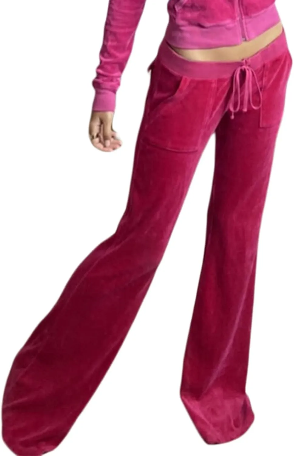 Y2K Women Graphic Print Baggy Jogger Sweatpants with Pockets Elastic Waist Drawstring Lounge Athletic Trousers