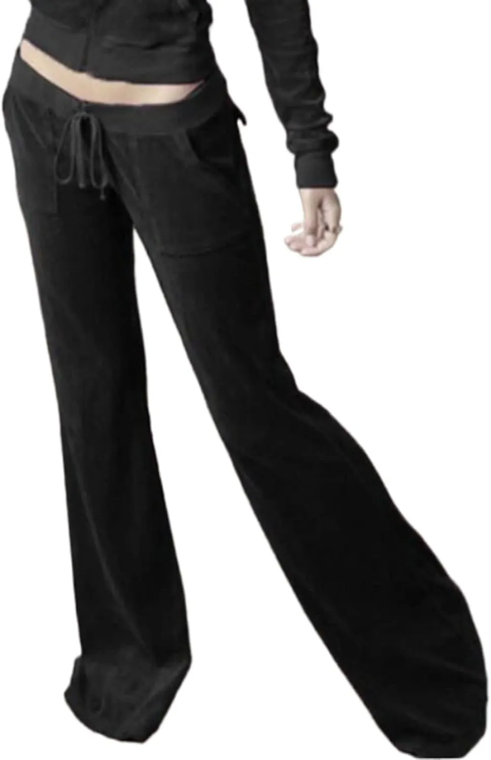 Y2K Women Graphic Print Baggy Jogger Sweatpants with Pockets Elastic Waist Drawstring Lounge Athletic Trousers