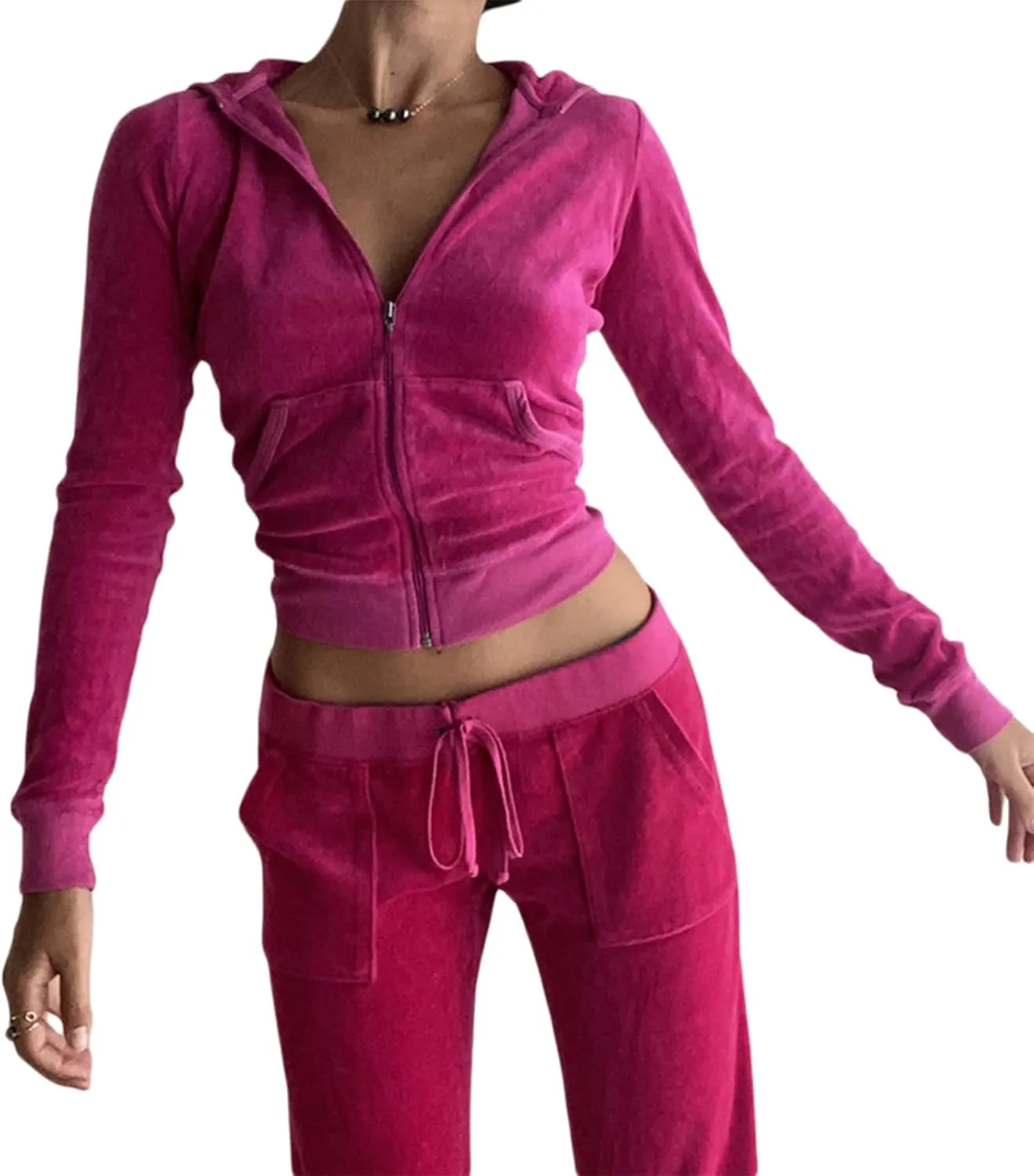 Y2K Women Graphic Print Baggy Jogger Sweatpants with Pockets Elastic Waist Drawstring Lounge Athletic Trousers