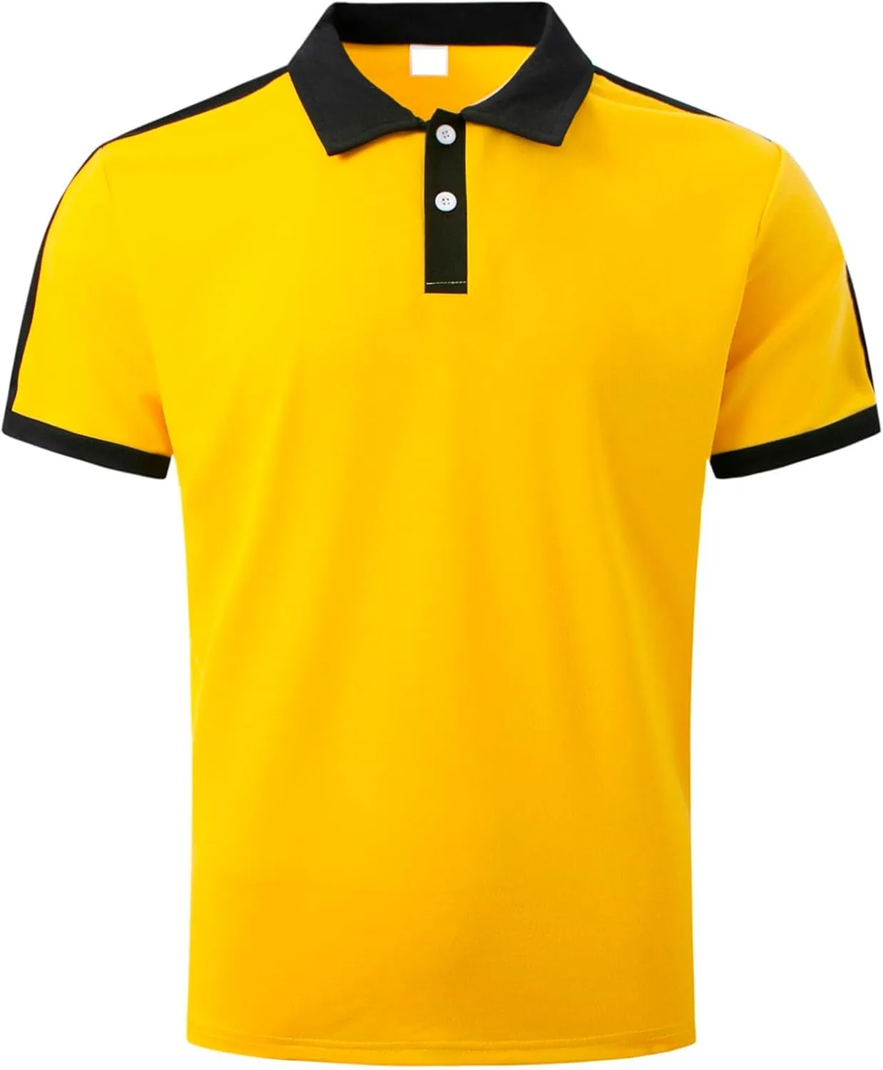 Zeiyignr Mens Polo Shirts Short Sleeve Moisture Wicking Golf Polo Athletic Collared Shirt Tennis T-Shirt Summer Work Tops
